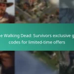 The Walking Dead: Survivors exclusive gift codes for limited-time offers