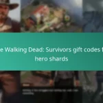The Walking Dead: Survivors gift codes for hero shards
