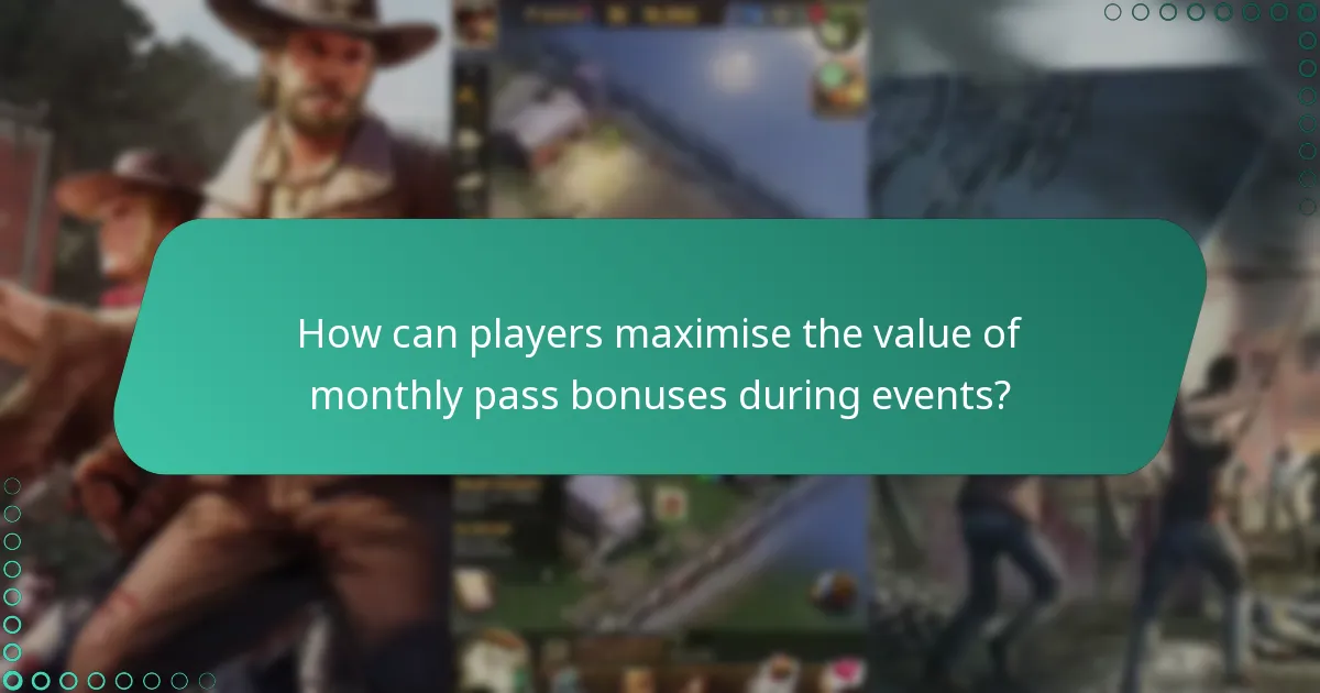 Which special events trigger additional bonuses for the monthly pass?